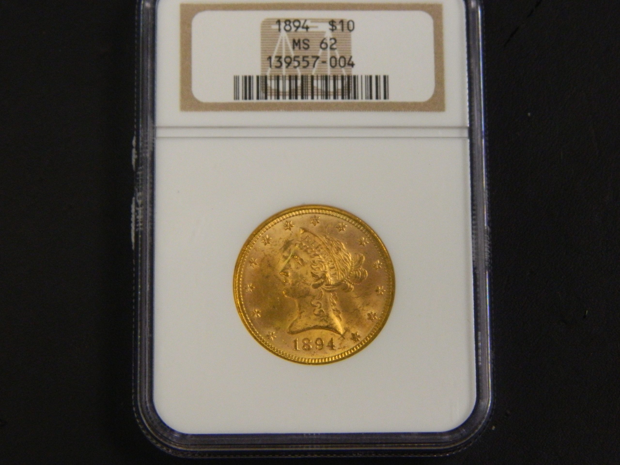 1894 $10 Gold Liberty, NGC-MS62! (004)
