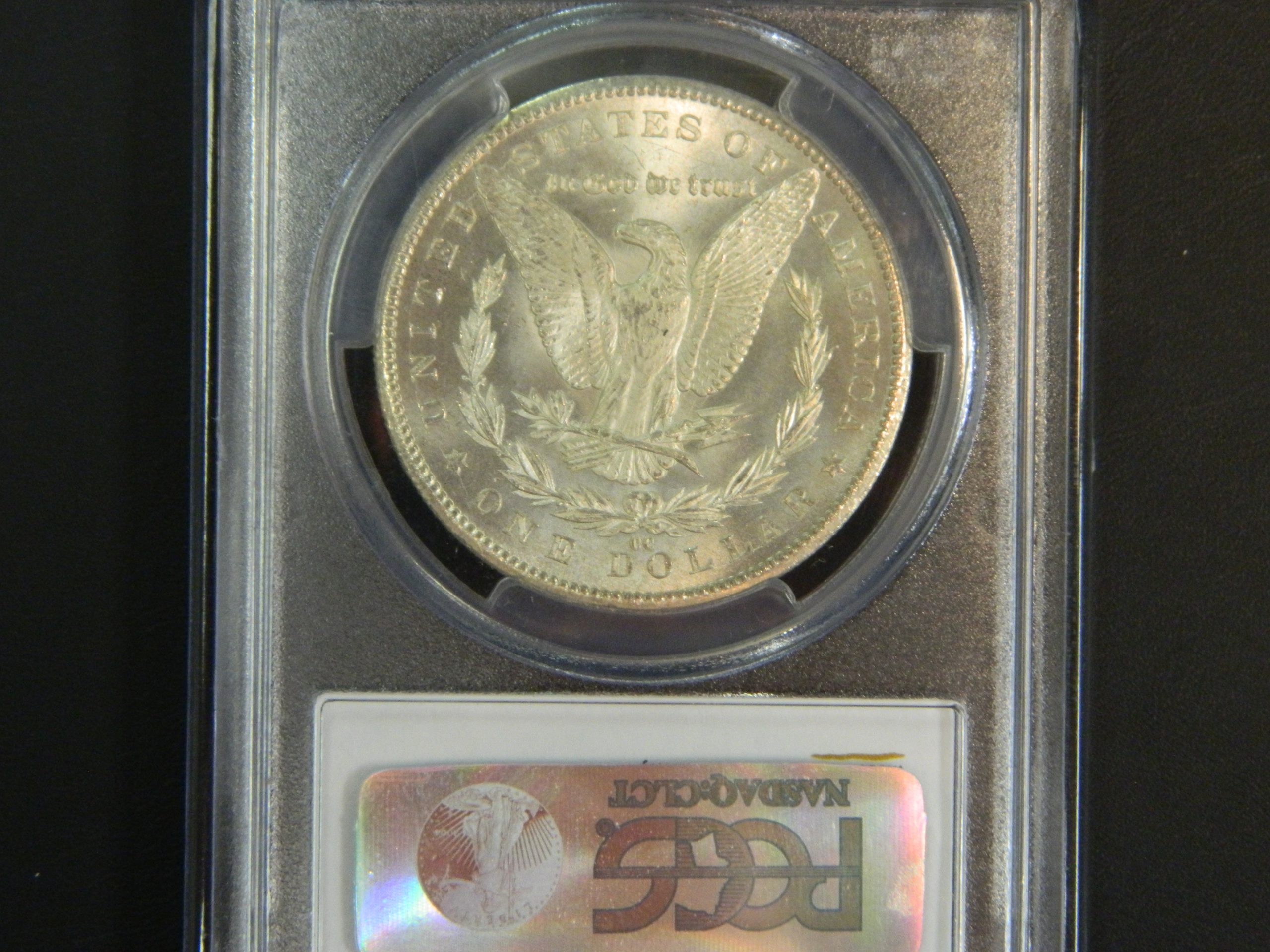 1884-CC Morgan Silver Dollar, PCGS-MS63 GSA - Image 2