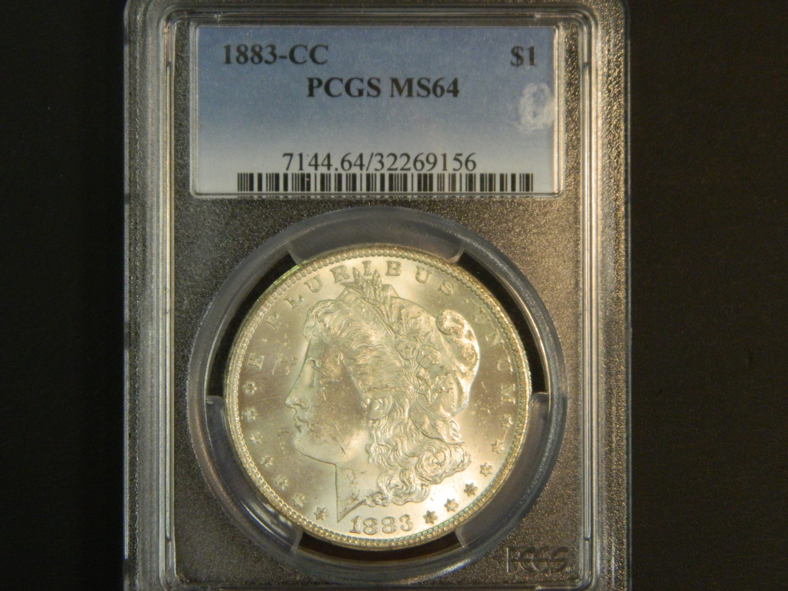 1883-CC Morgan Silver Dollar, PCGS-MS64